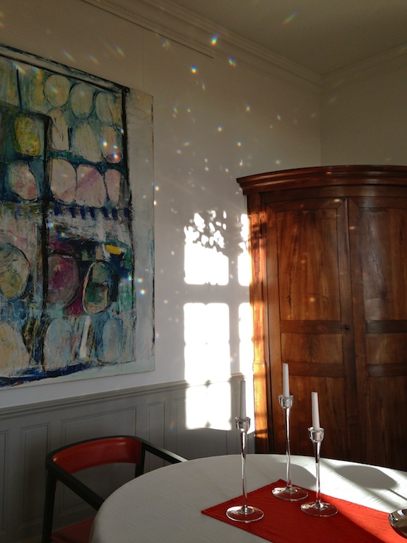 autumn lights in the dining room